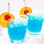 Blue Lagoon Spritzer Recipe: Fizzy, Citrus, and So Refreshing Blue Lagoon Spritzer Finished Blue Lagoon Spritzer cocktail
