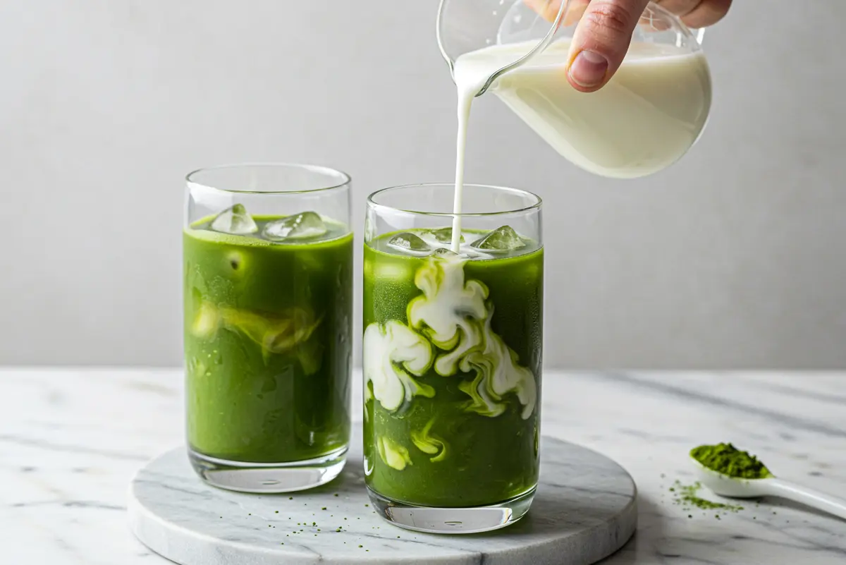 more protein matcha latte drink