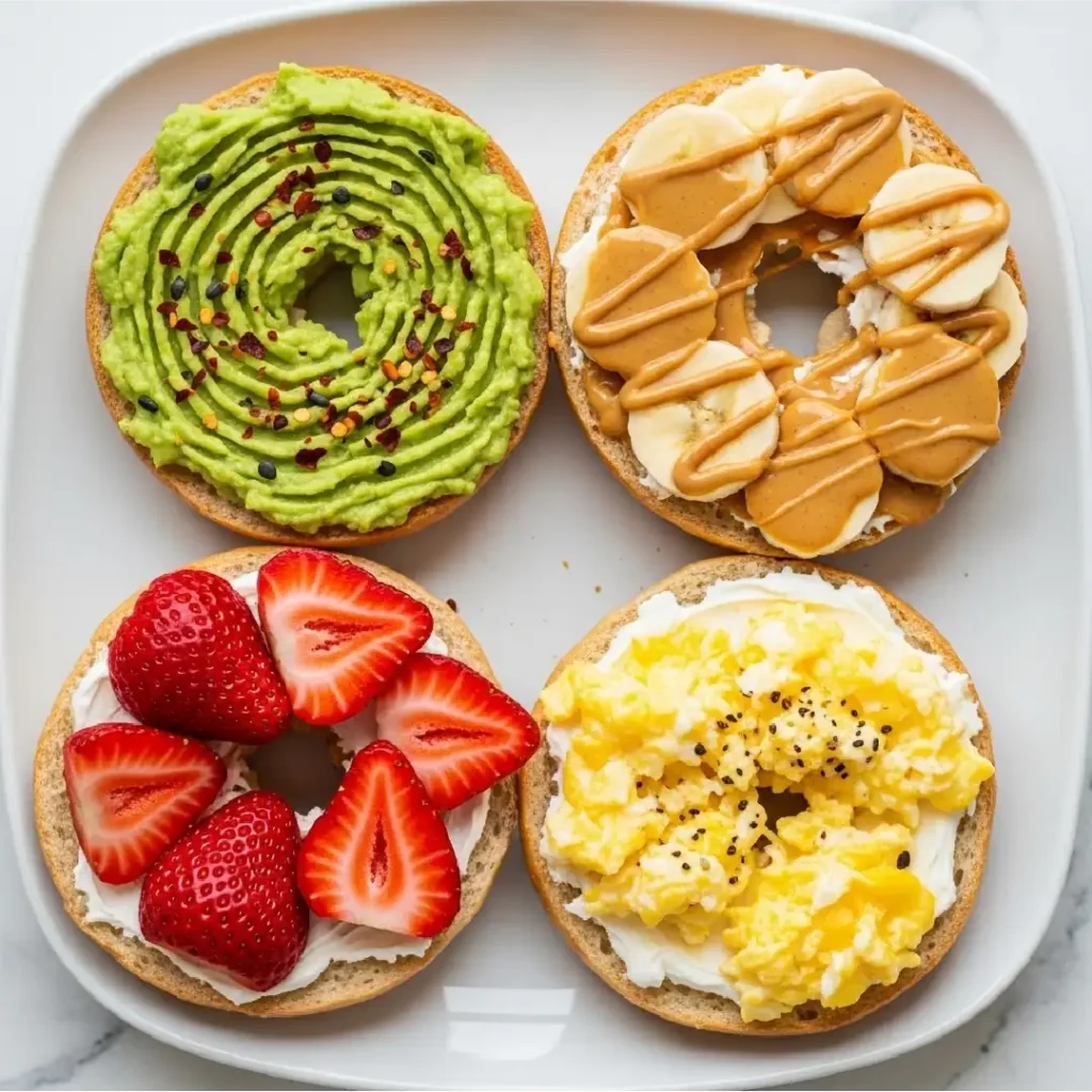 Recipe Card with macro values and toppings list