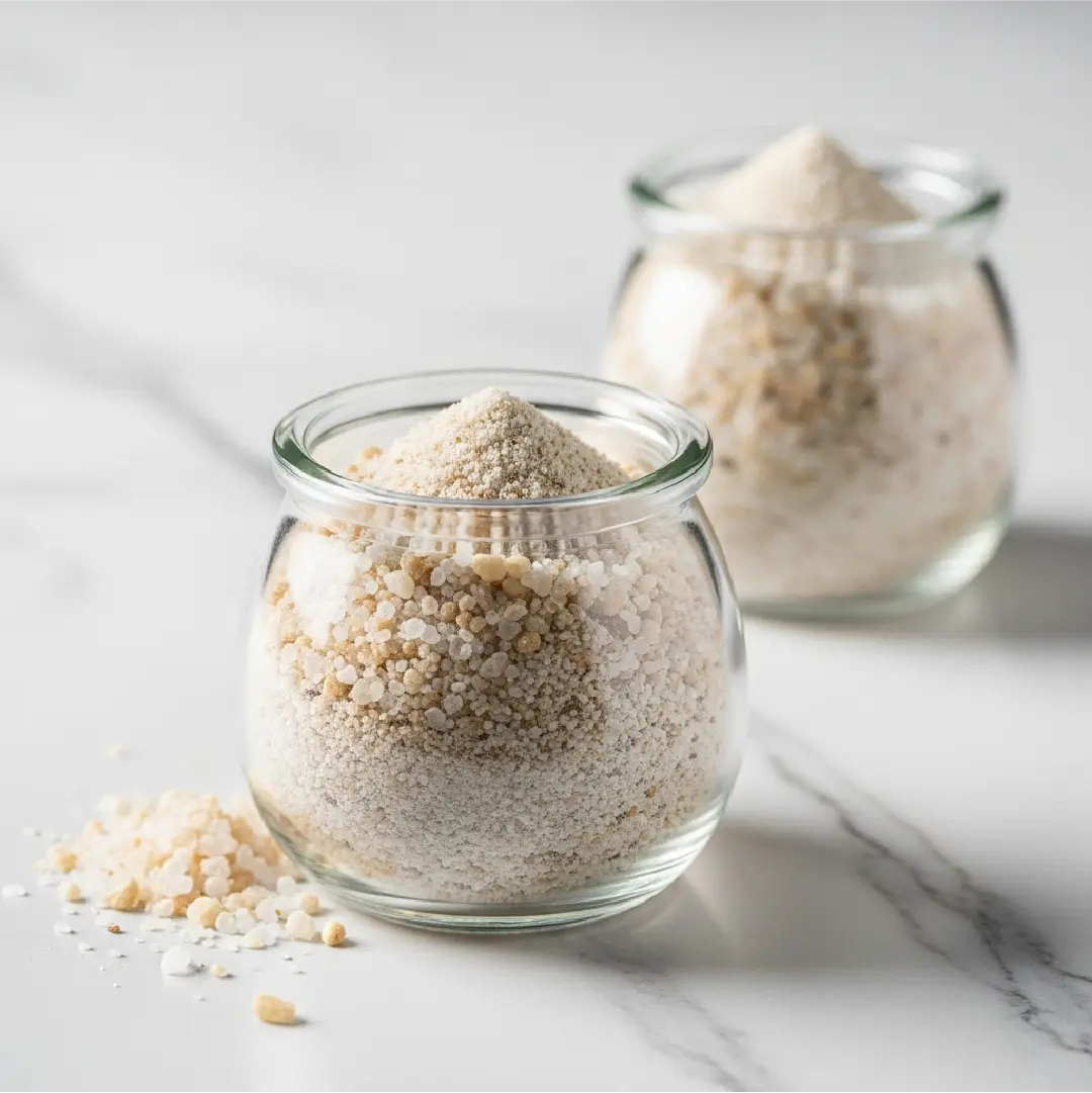Salt and Vinegar Seasoning Recipe – Easy, Tangy DIY Spice Mix Salt and Vinegar Seasoning Recipe Final recipe card styled with finished jar, spoon, and label