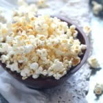 serving bowl of seasoned popcorn to share