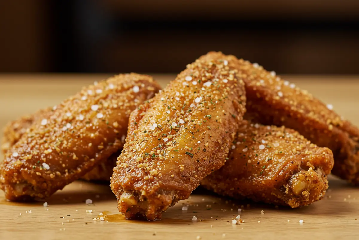 Buffalo Wild Wings salt and vinegar wings on plate