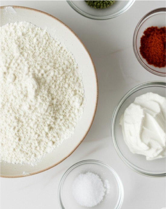 Ingredients for protein bagel recipe