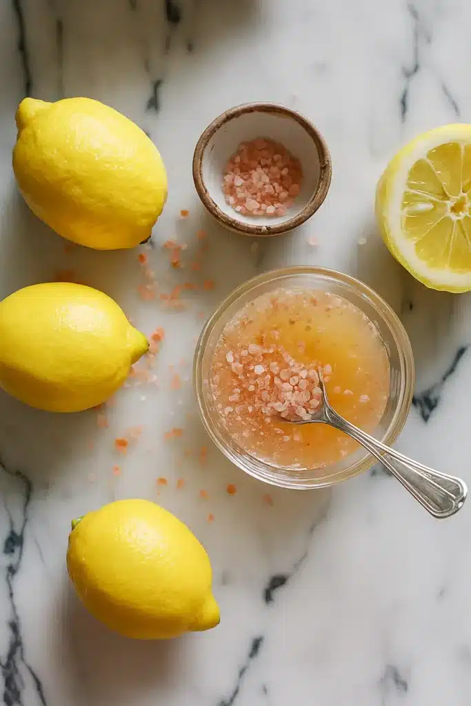 How to Make the Pink Salt Drink for Weight Loss (Original Recipe) pink salt trick recipe lemon morning detox