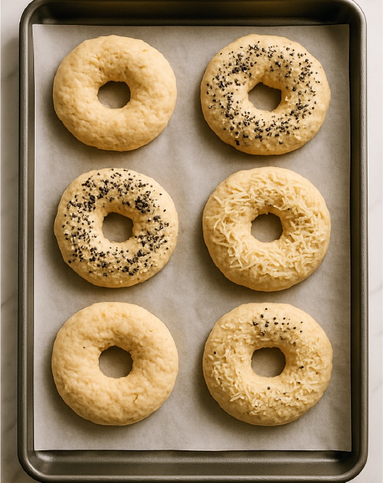 High Protein Bagel Recipe Ideas for Quick, Satisfying Breakfasts high protein bagel recipe High Protein Bagel Recipe Ideas for Quick, Satisfying Breakfasts protein bagel before baking.jpg 100