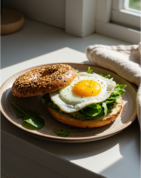 Protein Bagel Recipe with Cottage Cheese: Easy & Nourishing protein bagel recipe cottage cheese Served protein bagel with toppings