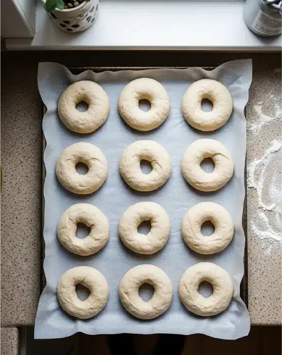 Gluten Free Flour Swap for Bagels: Tips, Blends & Easy Recipe gluten free flour swap for bagels Shaped gluten-free bagels before boiling