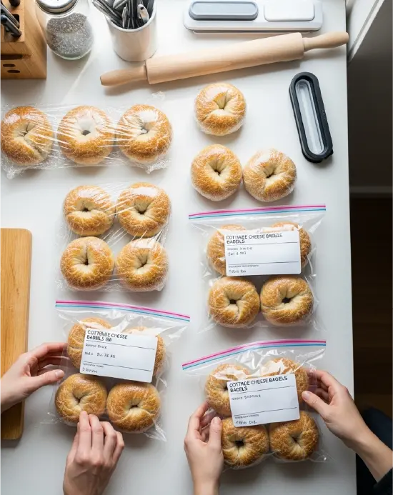How to Freeze Cottage Cheese Bagels Without Soggy Mistakes how to freeze cottage cheese bagels Wrap bagel properly before freezing