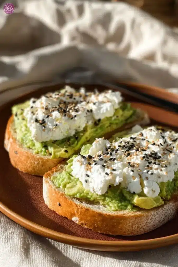 Creamy Cottage Cheese Avocado Toast (Quick Recipe)