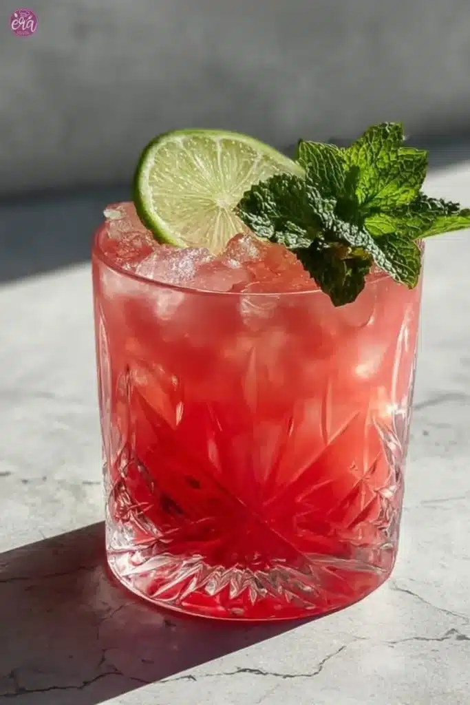 Watermelon Mint Mojito Mocktail
