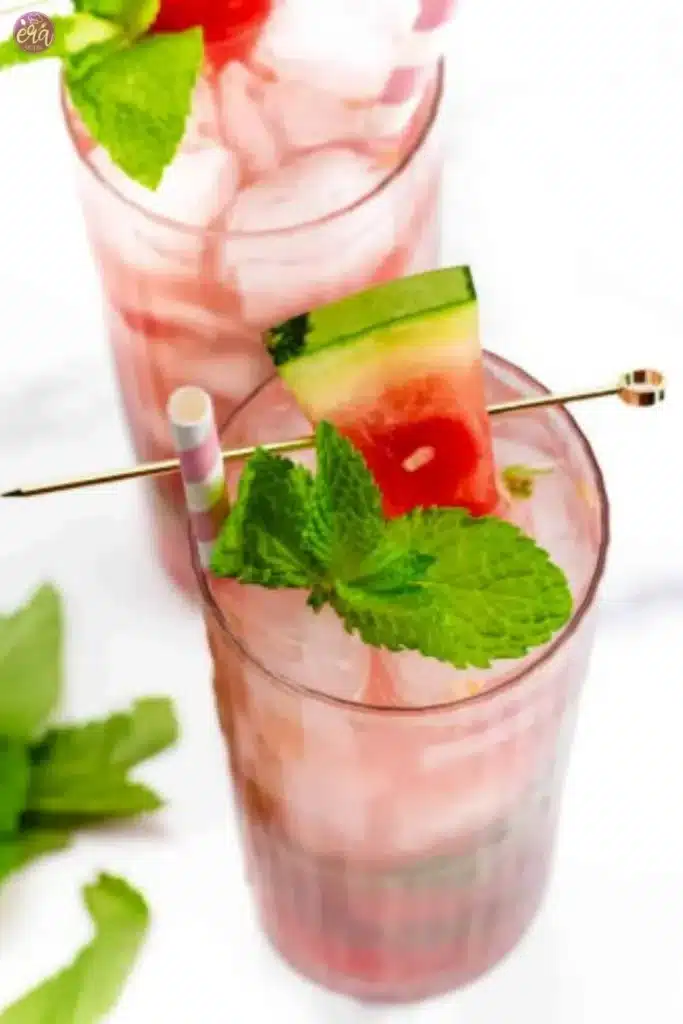 Sparkling Watermelon Mojito Mocktail 3 Sparkling Watermelon Mojito Mocktail