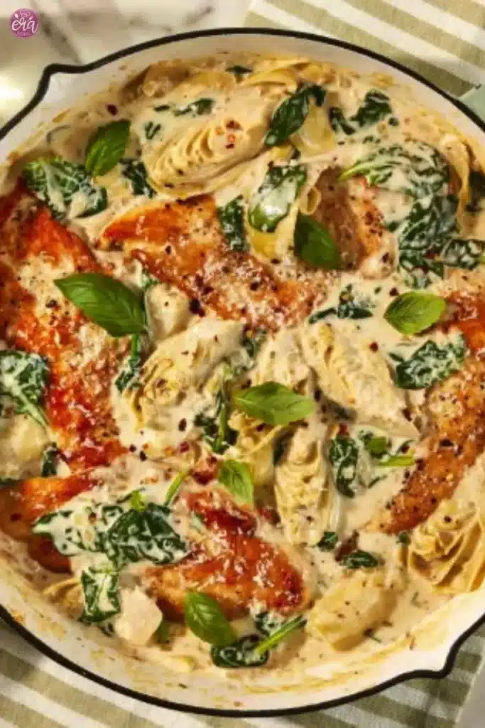Spinach Artichoke Chicken recipe