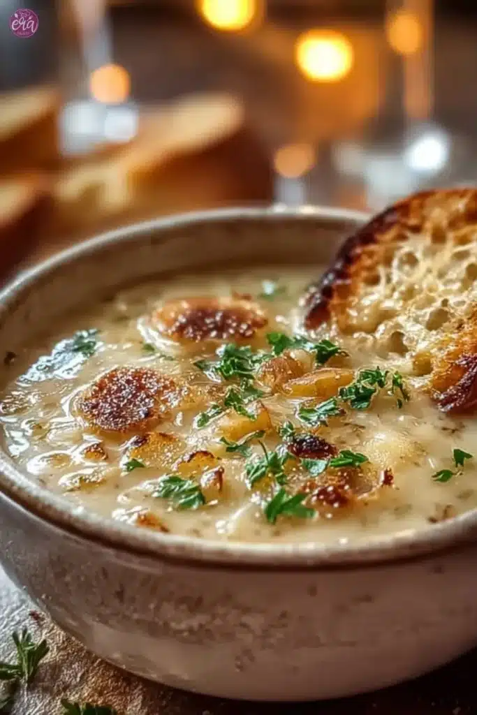 Country French Garlic Soup recipe