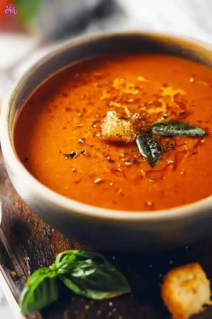 Roasted Tomato Basil Soup