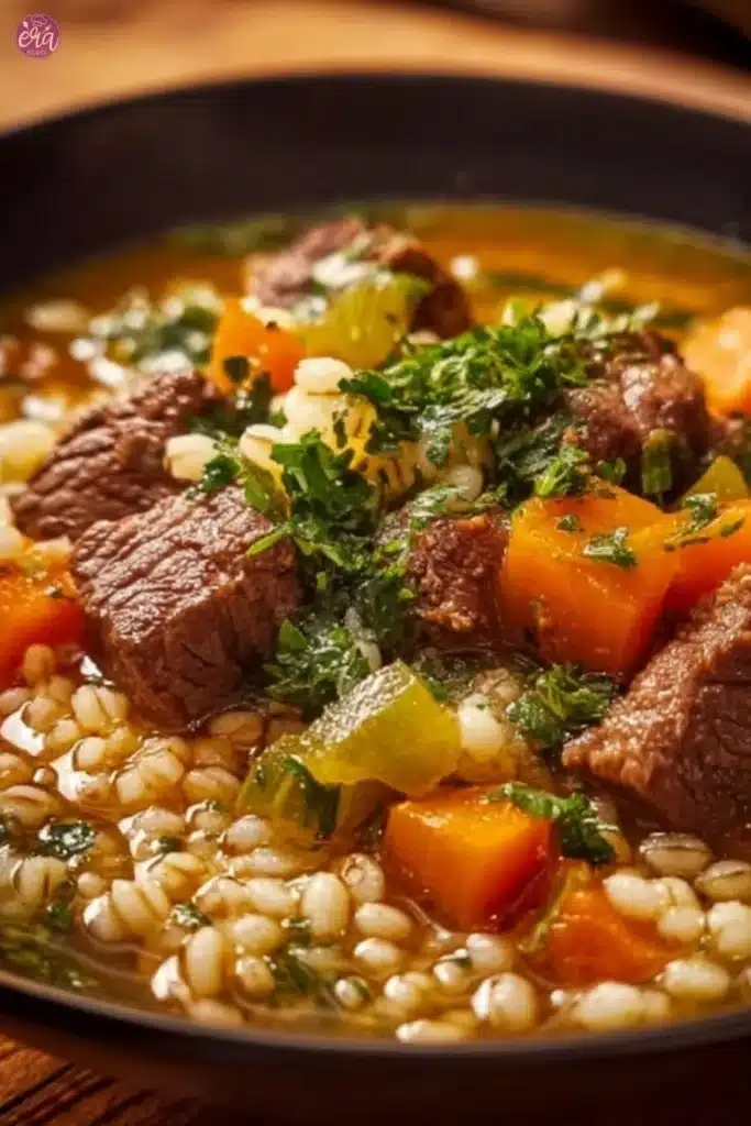 Hearty Beef and Barley Soup recipe