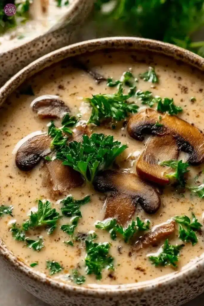 Cottage Cheese Mushroom Soup