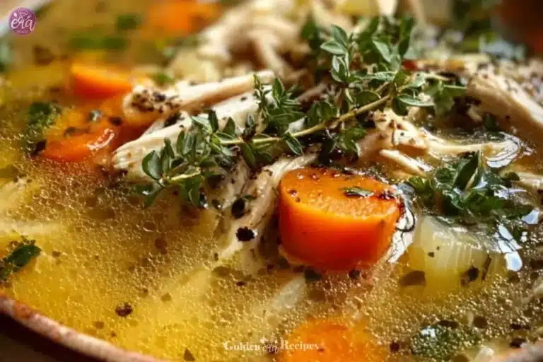 Golden Turmeric Chicken Soup 3 Golden Turmeric Chicken Soup