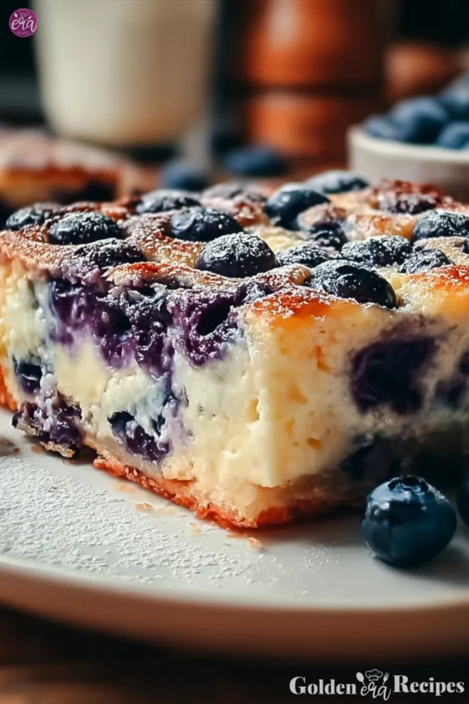 Blueberry Cottage Cheese Breakfast Bake
