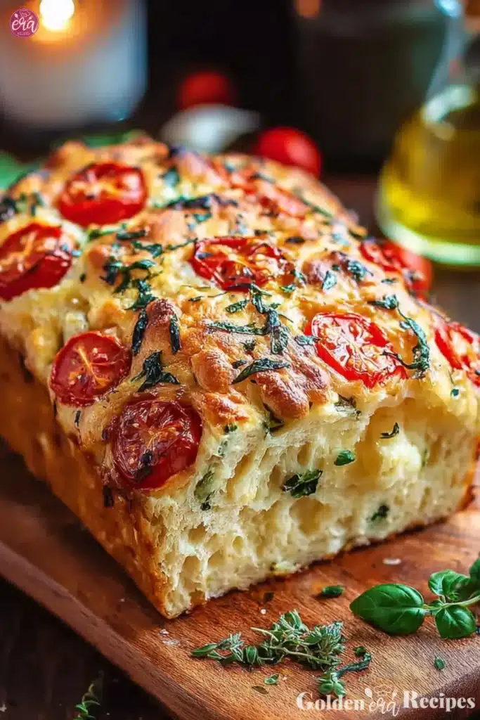 Homemade Italian Caprese Bread