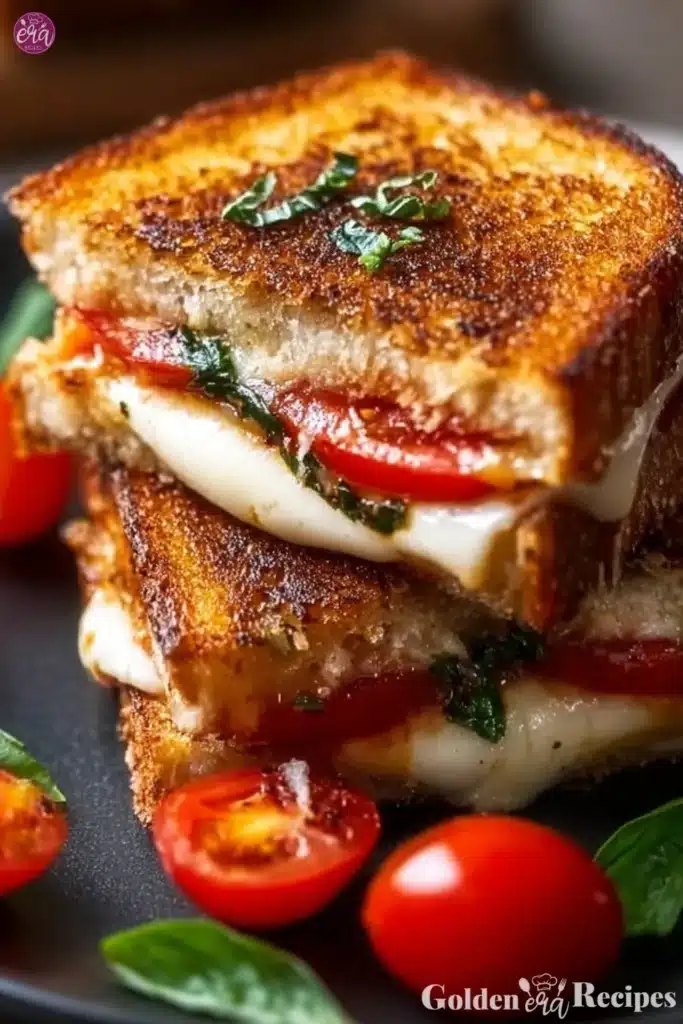 Caprese Grilled Cheese: Fresh, Cheesy Comfort Sandwich 3 Caprese Grilled Cheese