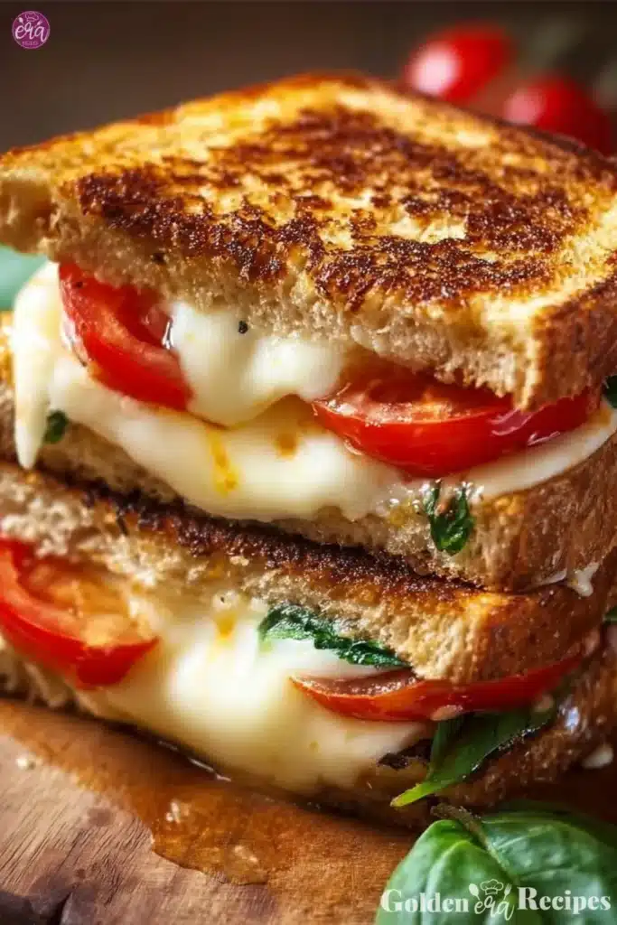 Caprese Grilled Cheese: Fresh, Cheesy Comfort Sandwich 2 Caprese Grilled Cheese: Fresh, Cheesy Comfort Sandwich