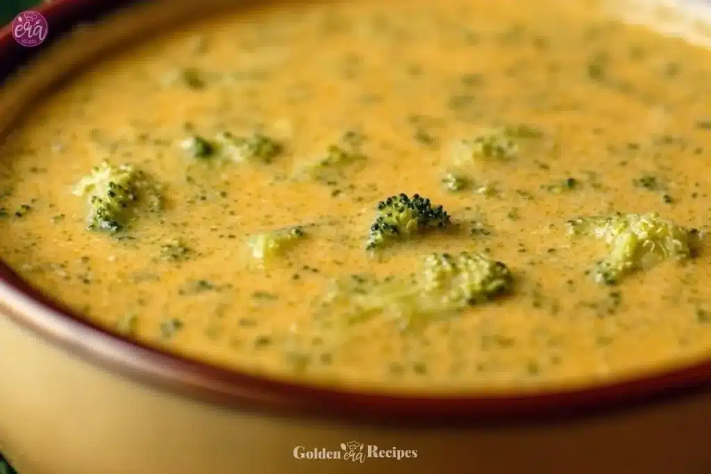 Copycat Panera Broccoli Cheddar Soup: A Bowl of Comfort to Share with Family 1 Delicious bowl of Copycat Panera Broccoli Cheddar Soup with fresh ingredients