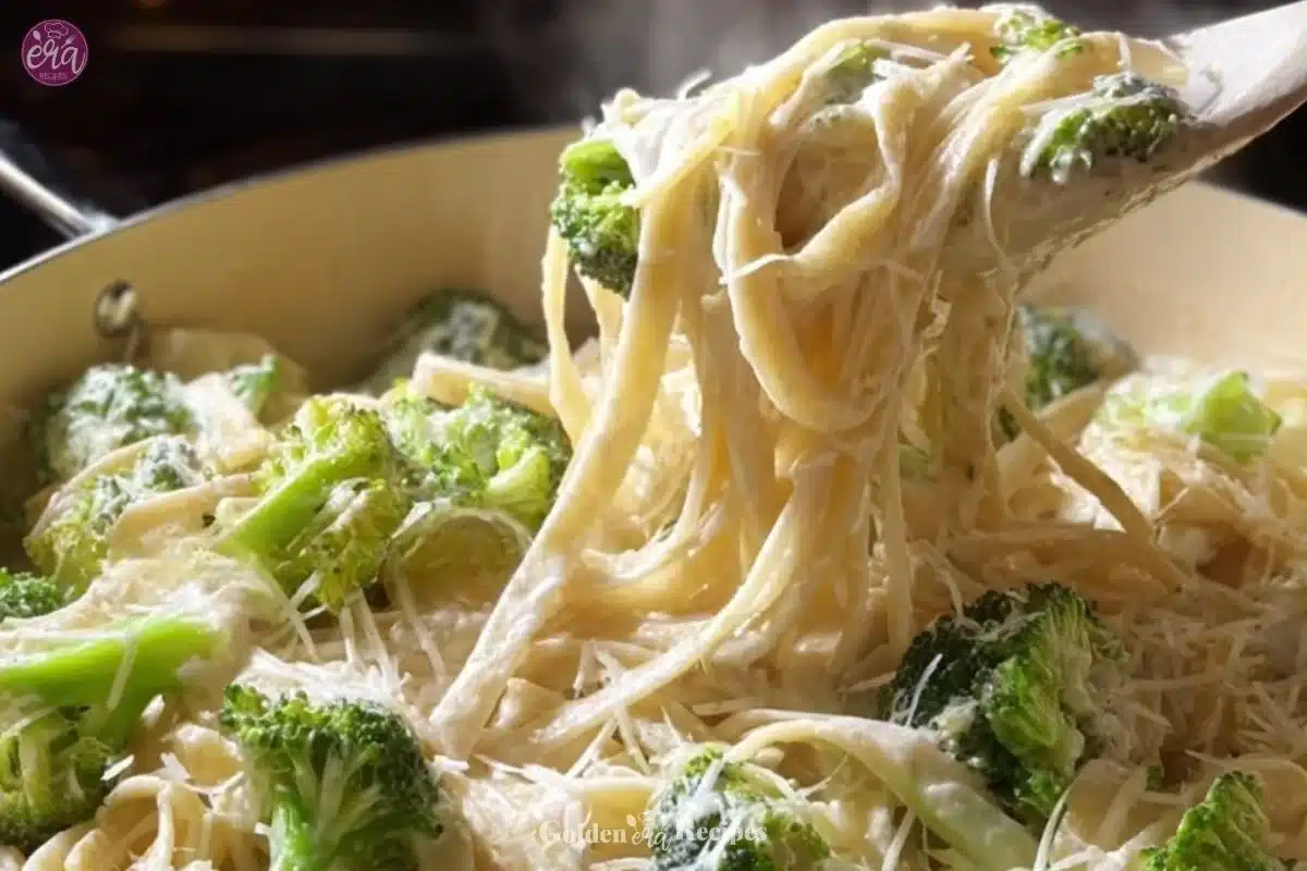 Creamy cottage cheese pasta sauce served with fresh herbs and pasta