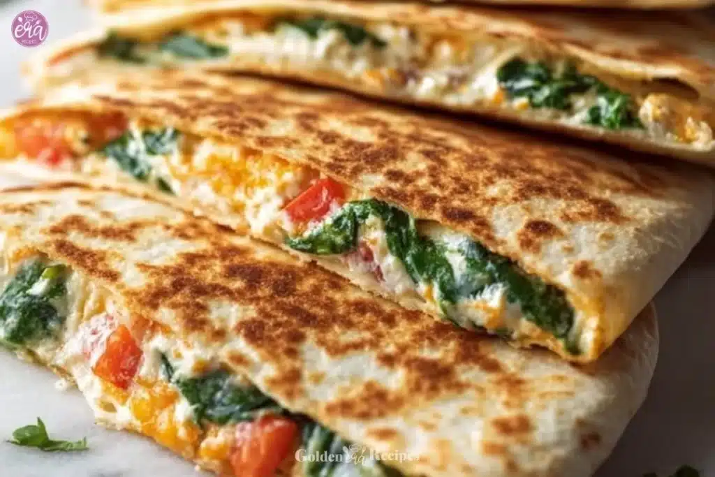 Easy High-Protein Cottage Cheese Quesadillas 1 Delicious cottage cheese quesadillas served with salsa
