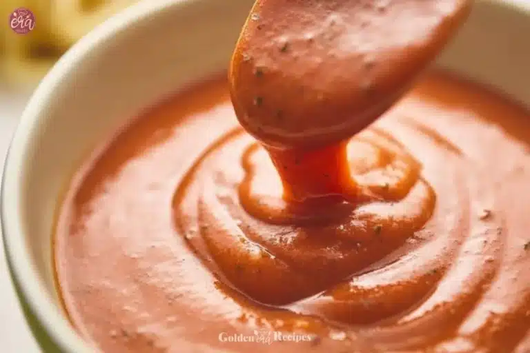Cottage Cheese Tomato Basil Sauce served over pasta with fresh basil garnish