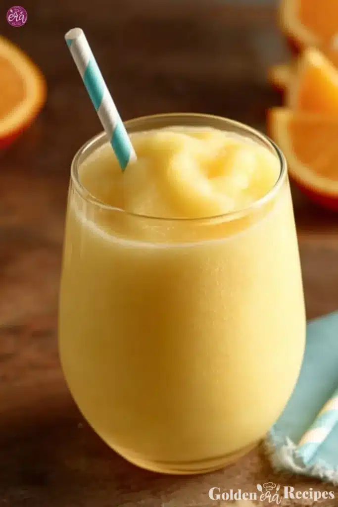Quick Easy Healthy Creamsicle Slushy Recipe