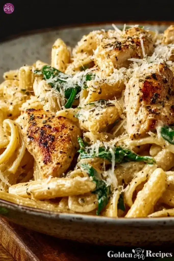 Creamy Garlic Parmesan Chicken Pasta