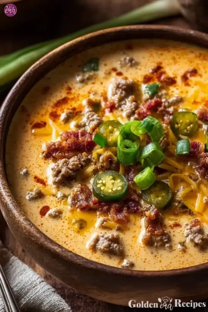 Keto Cheeseburger Soup for Easy Low Carb Meals