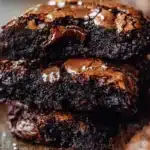 easy Fudgy Chewy Browkies (Brookies)