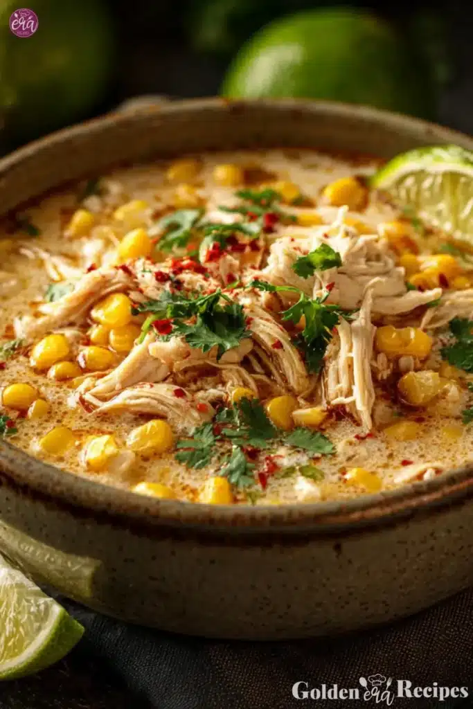 easy Mexican Street Corn White Chicken Chili