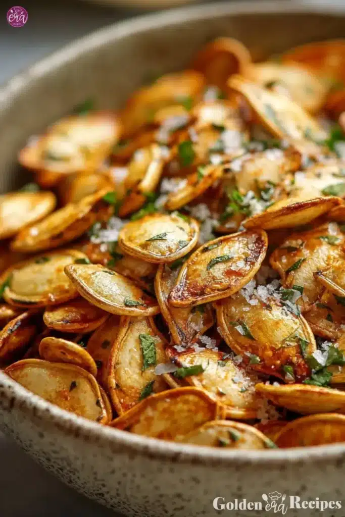 Savory Garlic Parmesan Pumpkin Seeds 3 Savory Garlic Parmesan Pumpkin Seeds