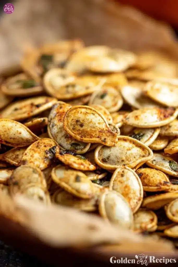 easy Crispy Roasted Pumpkin Seeds