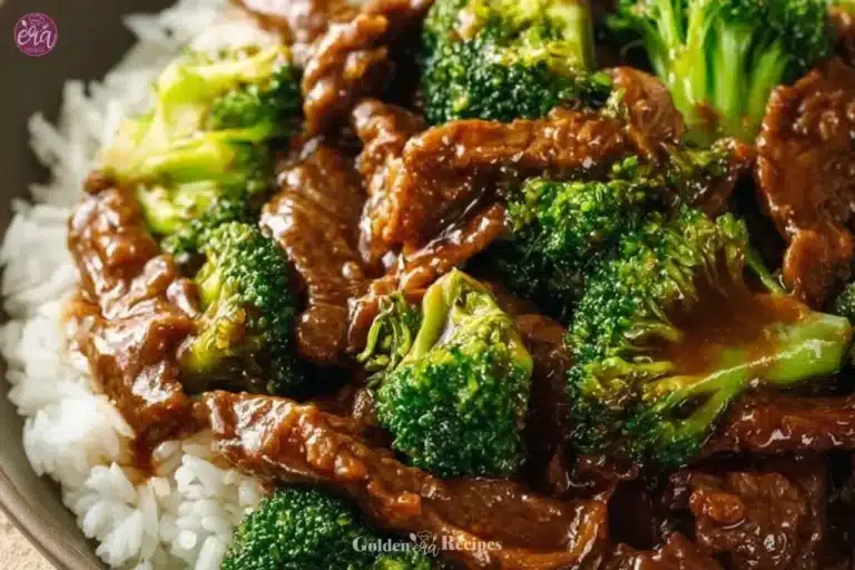 Chinese Beef and Broccoli 4 Delicious Chinese beef and broccoli stir-fry in a savory sauce