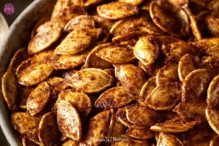 Cinnamon Sugar Roasted Pumpkin Seeds