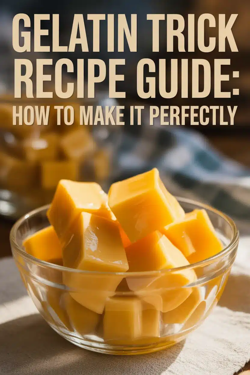 Gelatin Trick Recipe Guide: How to Make It Perfectly