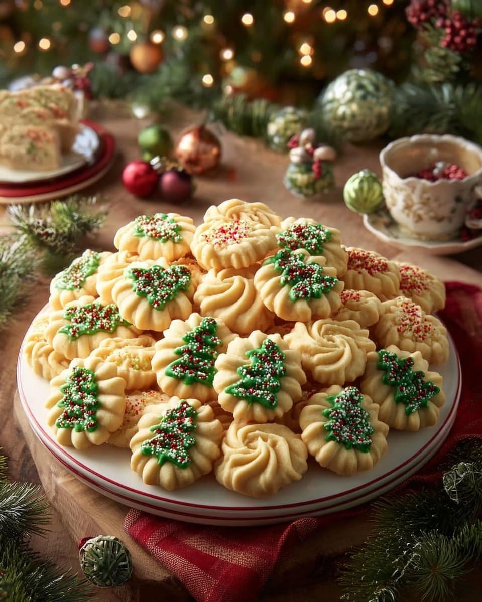 Easy Christmas Spritz Cookies