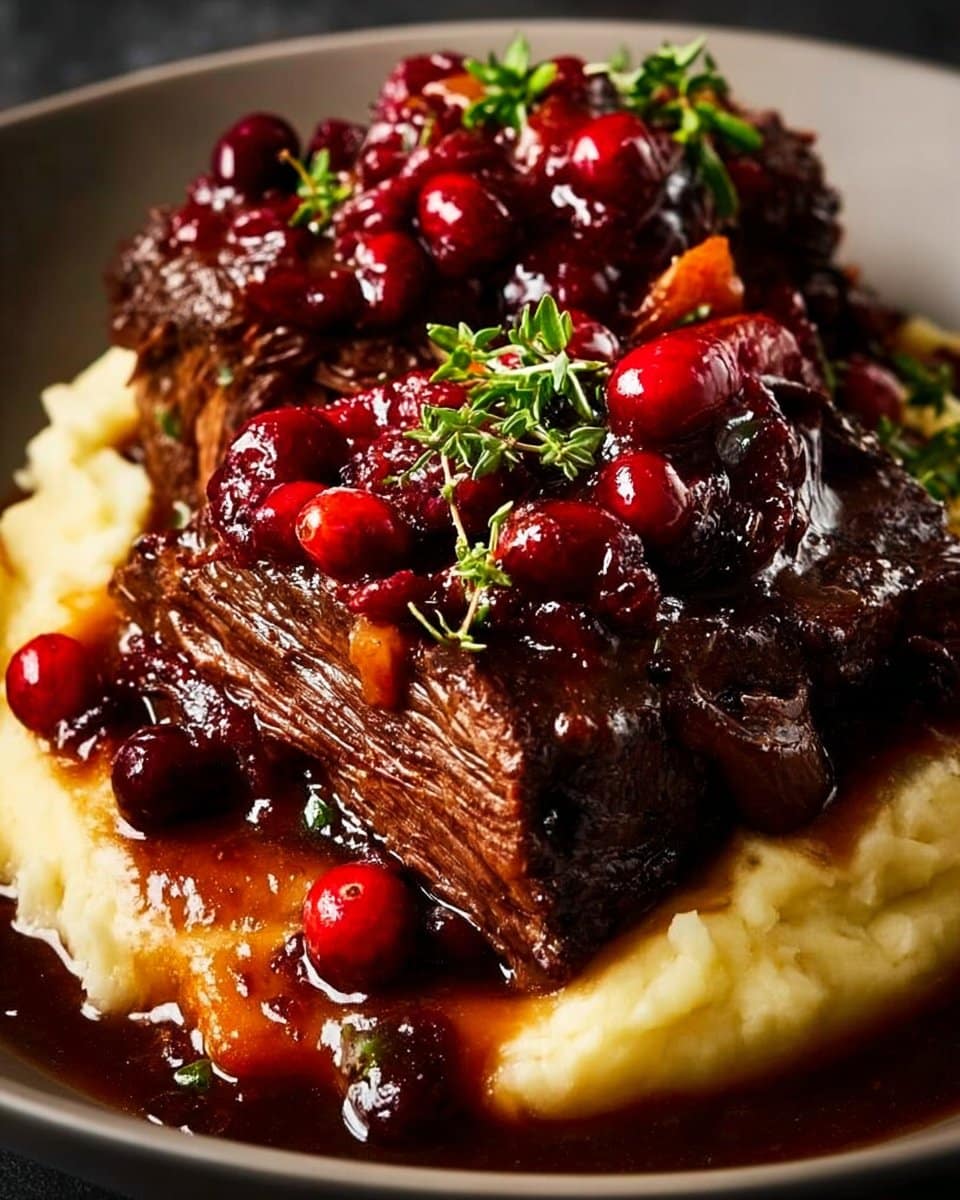Slow-Braised Beef Roast with Cranberry Balsamic Glaze 3 Slow-Braised Beef Roast with Cranberry Balsamic Glaze