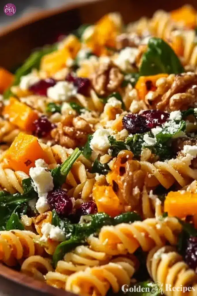 easy Fall Harvest Pasta Salad