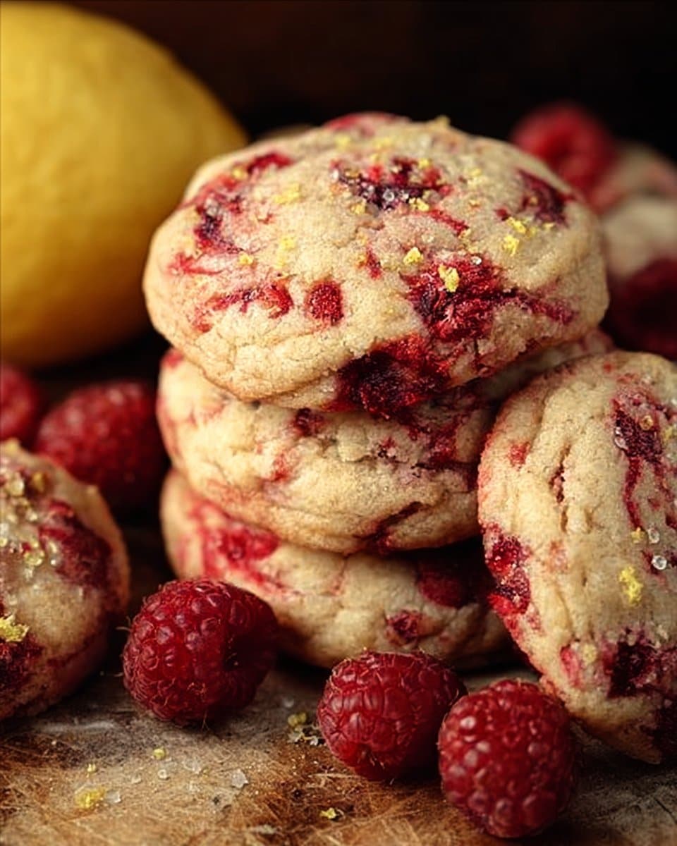 Lemon Raspberry Cookies