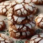 Gingerbread Crinkle Cookies