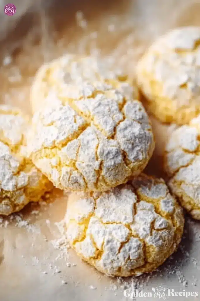 easy Lemon Crinkle Cookies