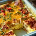 Overnight Breakfast Burrito Casserole