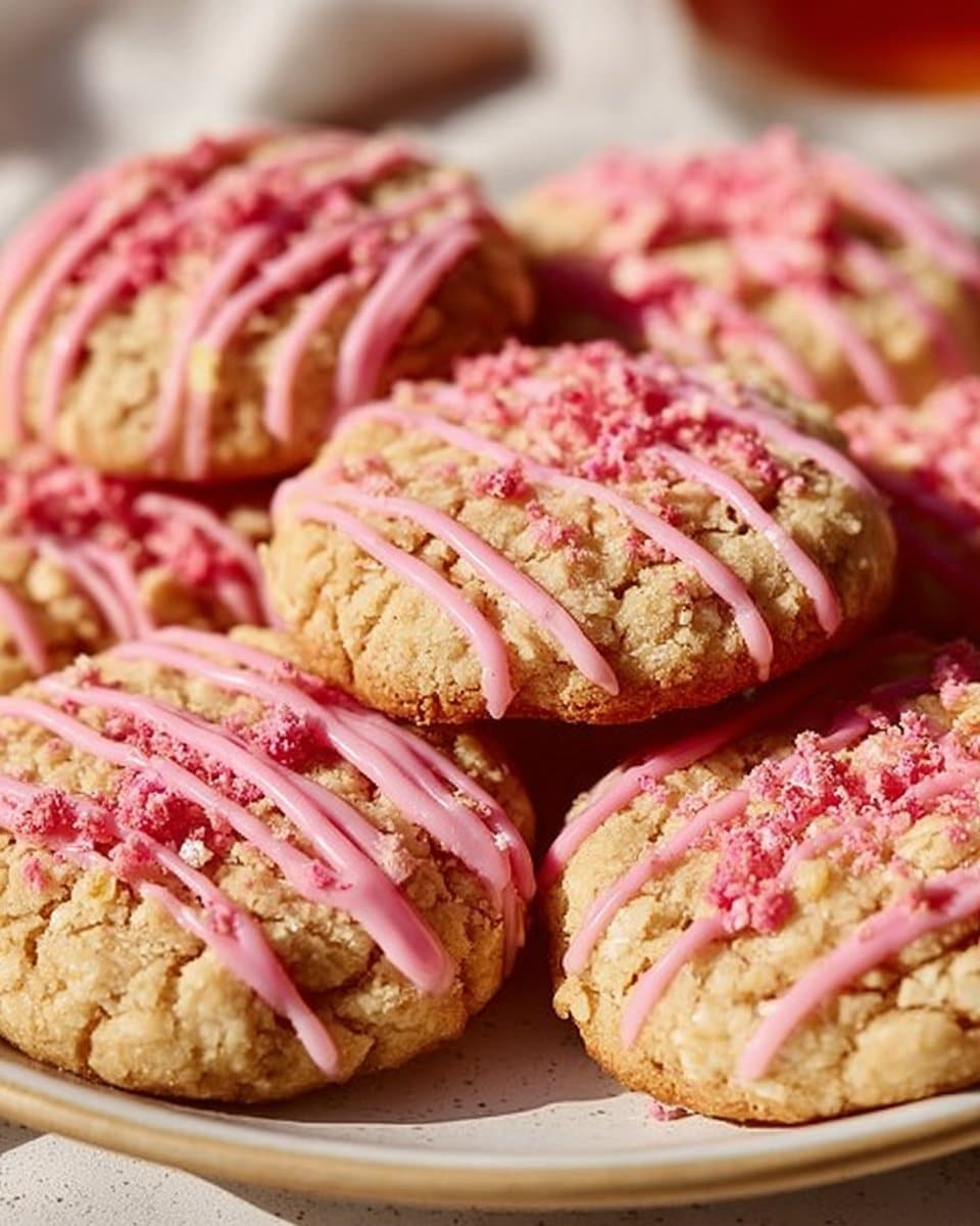 Strawberry Crunch Cookies