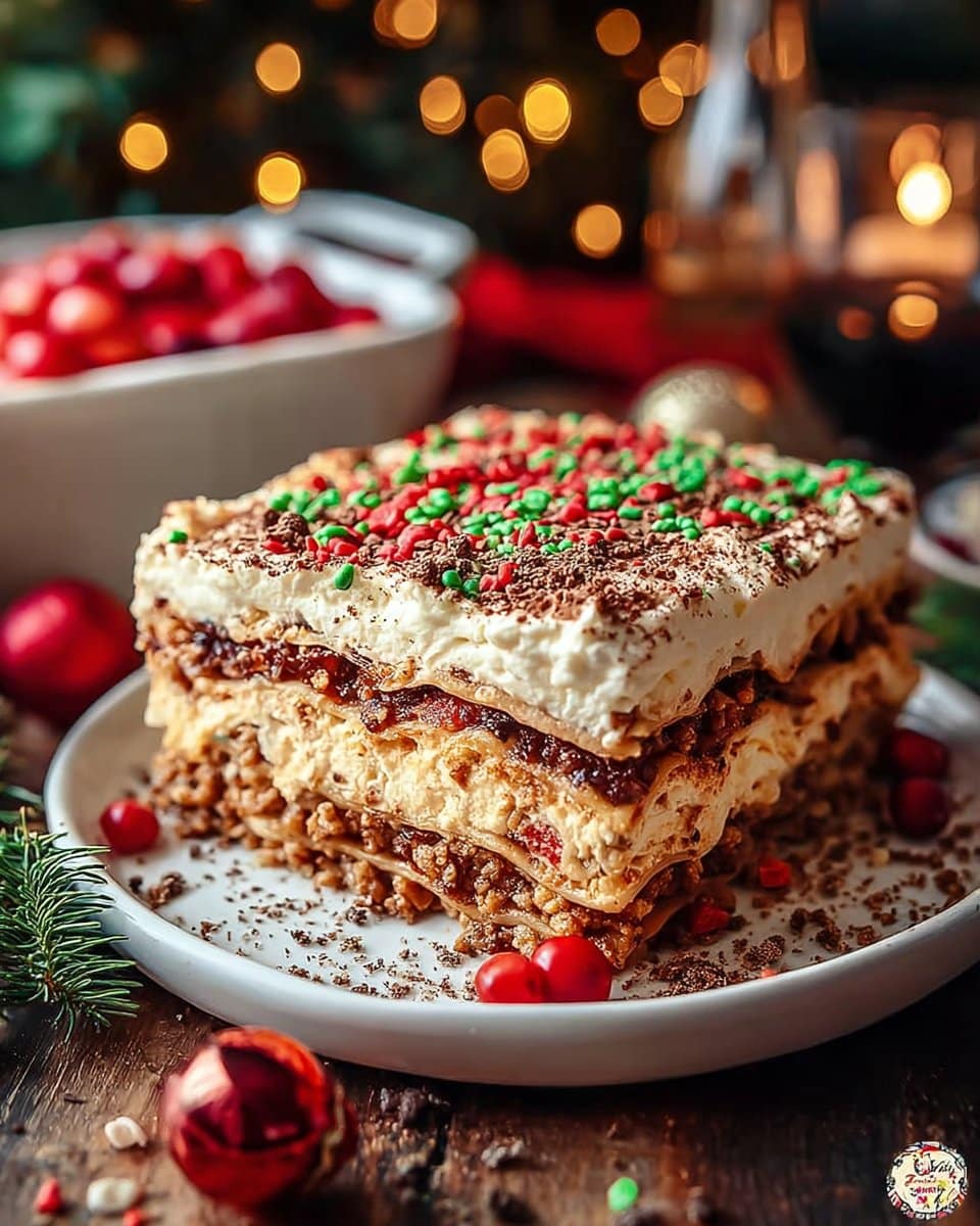 Christmas Dessert Lasagna Christmas Dessert Lasagna Christmas Dessert Lasagna