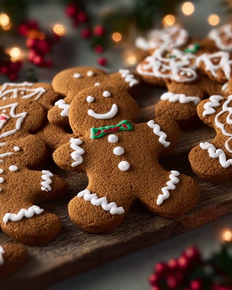 Soft & Chewy Gingerbread Men Cookies