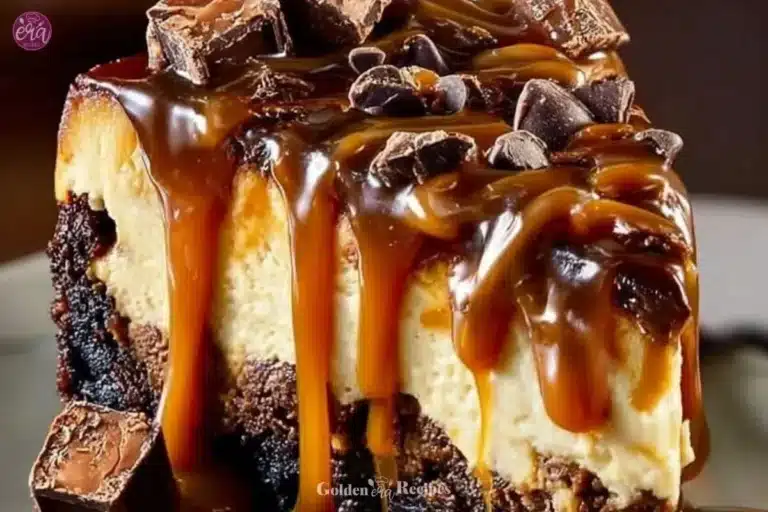 Caramel Brownie Cheesecake